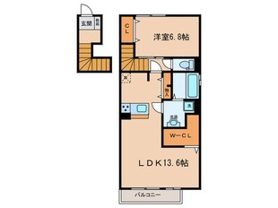 ベルカーサ秋葉の物件間取画像